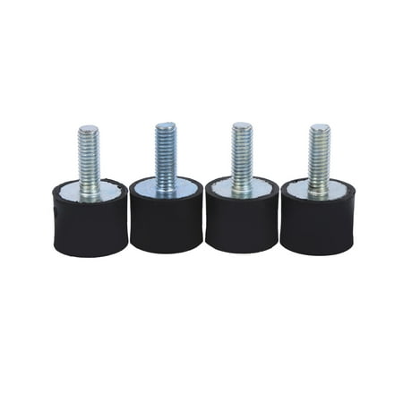 5pcs M6 Anti Vibration Rubber Mounts Isolators Bobbins Silentblock 15x20mm Black Silver 5pcs M6 Anti Vibration Rubber Mounts Isolators Bobbins Silentblock 15x20mm Black Silver